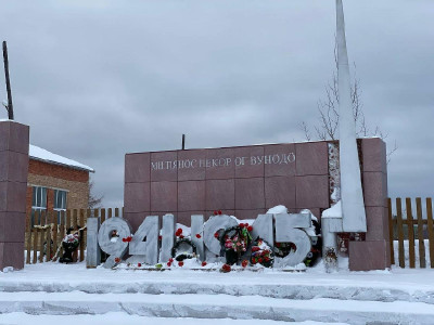 Монумент в память о погибших в Великой Отечественной войне.